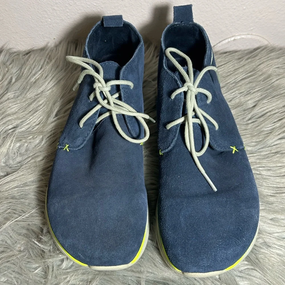 Altra Desert Chukka Boots Blue Suede Leather Casual Walking Shoes Size 9